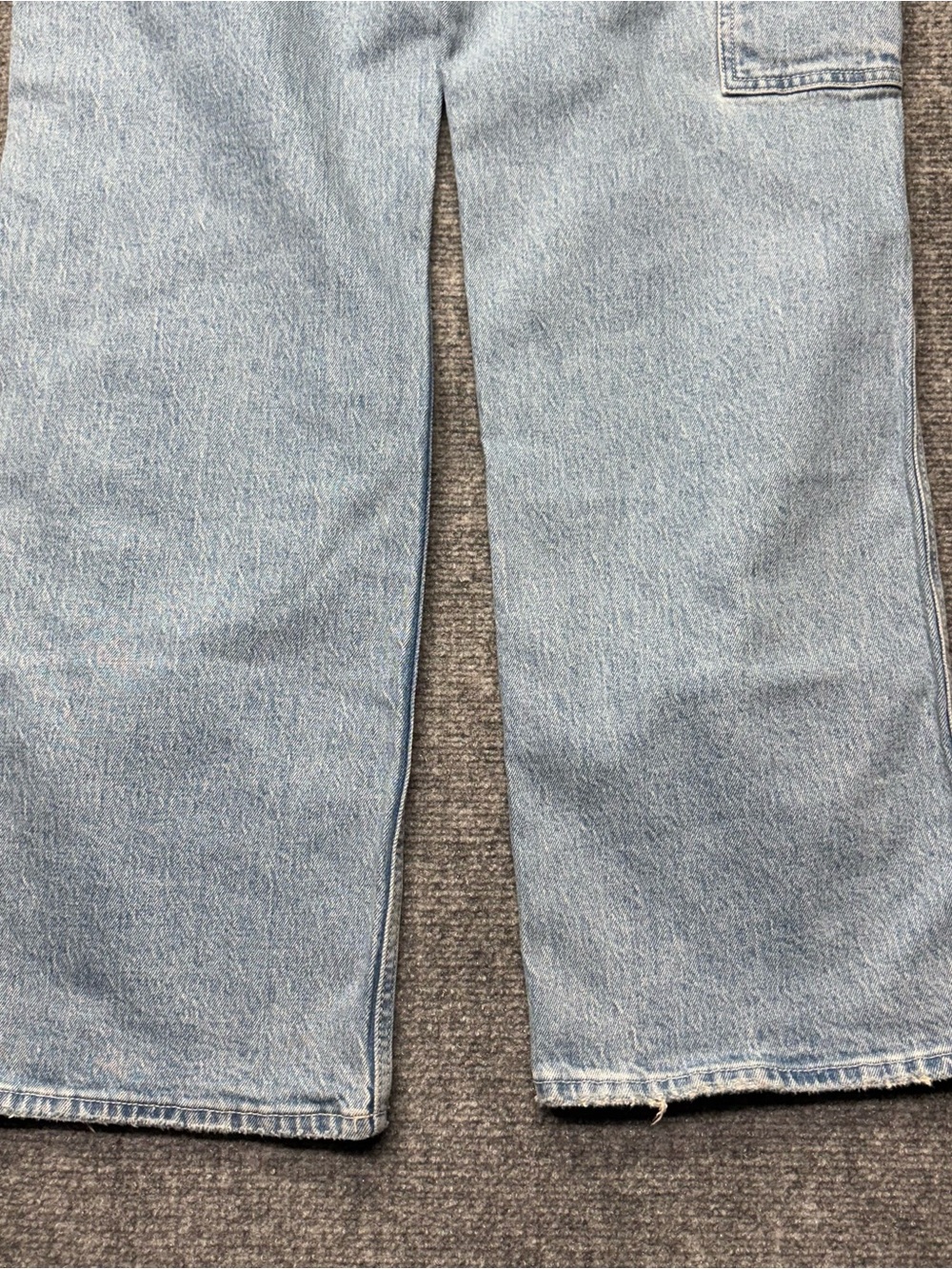 Abercrombie Fitch Jeans Womens 28/6S Blue 90's Relaxed High Rise Carpenter NEW - Picture 14 of 14